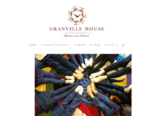 Tablet Screenshot of granvillehousemontessori.com